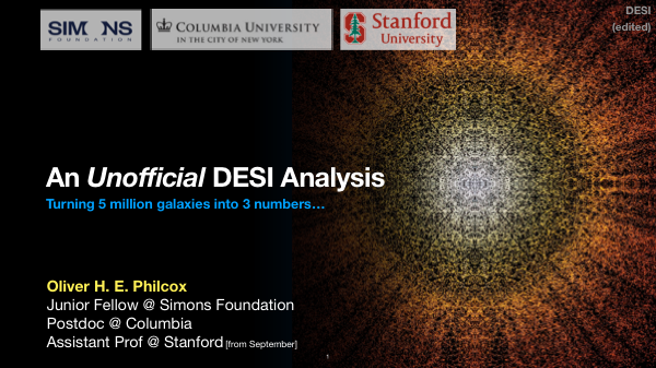 An Unofficial DESI Analysis